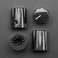 Black Micro Potentiometer Knob - 4 Pack