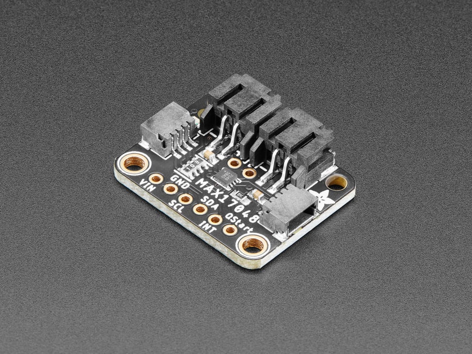 Adafruit MAX17048 LiPoly / LiIon Fuel Gauge and Battery Monitor - STEMMA JST PH & QT / Qwiic