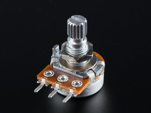 Panel Mount 10K Linear Potentiometer (Breadboard Friendly)