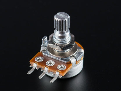 Panel Mount 10K Linear Potentiometer (Breadboard Friendly)