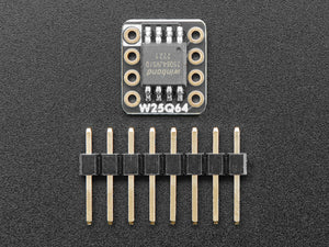 Adafruit QSPI DIP Breakout Board - W25Q64 - 64 MBit 8 MByte - W25Q64JVSSIQ