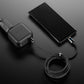 Black Woven USB A to USB C Cable with 66W Watt Display - 1 Meter