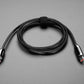 USB C to USB C Cable with 100W Watt Display - 1 Meter Black Woven