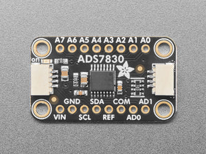 Adafruit ADS7830 8-Channel 8-Bit ADC with I2C - STEMMA QT / Qwiic