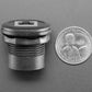 RJ-12 or RJ-11 Telephone Round Panel Mount Adapter Plug
