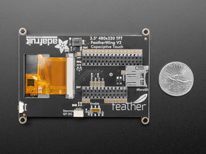 Adafruit TFT FeatherWing - 3.5" 480x320 Capacitive Touchscreen - STEMMA QT / Qwiic