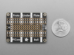 Adafruit Proto Under Plate PiCowBell for Pico - Reset Button & STEMMA QT