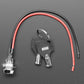 Momentary On/Off Round Key Lock Switch - 12mm Diameter