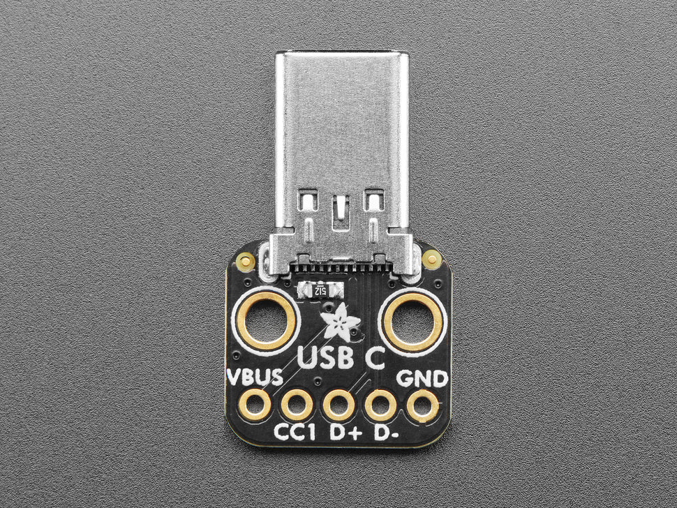 Interface Development Tools Adafruit USB Type C Plug Breakout