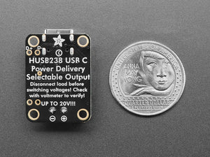 Adafruit USB Type C Power Delivery Dummy - I2C or Switchable - HUSB238 - STEMMA QT / Qwiic
