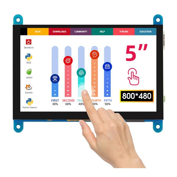 Elecrow RC050 5-inch capacitive touch LCD display