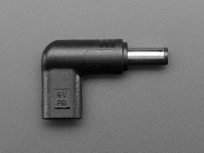 USB Type C PD to 5.5mm/2.1mm Barrel Jack Adapter - 9V
