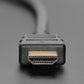 Dual Panel Mount Extension Cable with HDMI / DVI and USB Type-C - 1 Meter