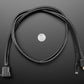 Dual Panel Mount Extension Cable with HDMI / DVI and USB Type-C - 1 Meter