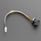 USB Type C Screw Panel Mount to 6 pin JST PH Cable
