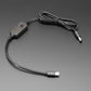 USB C PD to 2.1mm Cable with Selectable Voltage Button