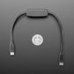 USB Type C Sync Data Cable with On-Off Switch - 28cm