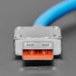 Blue USB Type C to USB A Cable with 540 Degree Rotating End - 1 Meter