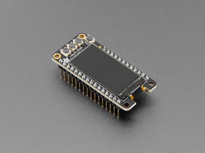 Assembled Adafruit FeatherWing OLED - 128x64 OLED Add-on - STEMMA QT / Qwiic