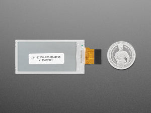 2.13" 250x122 Monochrome or Gray eInk / ePaper Bare Display - SSD1680Z Chip