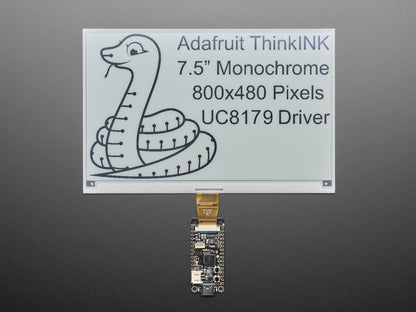 7.5" 800x480 Monochrome eInk / ePaper Bare Display with UC8179 Chipset