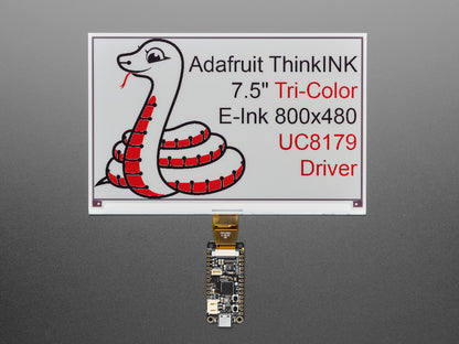 7.5" 800x480 Tri-Color eInk / ePaper Bare Display