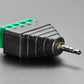 2.5mm (3/32") 4-Pole (TRRS) Audio Plug Terminal Block