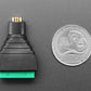 2.5mm (3/32") 4-Pole (TRRS) Audio Jack Terminal Block