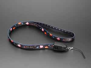 USB Cable Lanyard with USB A and USB C Tips