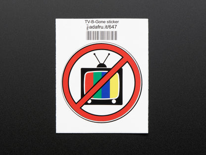 TV-B-Gone Sticker