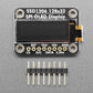Monochrome 128x32 SPI OLED Graphic Display