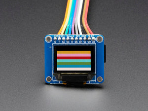 OLED Breakout Board - 16-bit Color 0.96" with microSD Holder