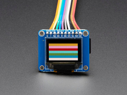 OLED Breakout Board - 16-bit Color 0.96" with microSD Holder