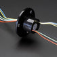 Slip Ring with Flange - 22mm Diameter, 6 Wires, Max 240V @ 2A