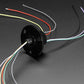 Slip Ring with Flange - 22mm Diameter, 6 Wires, Max 240V @ 2A