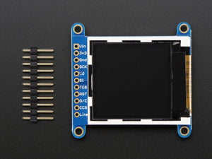 Adafruit 1.44 Color TFT LCD Display with MicroSD Card breakout