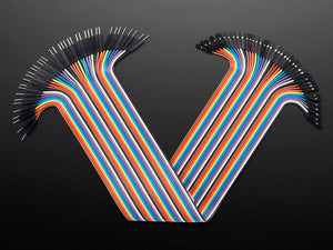 Premium Female/Male Extension Jumper Wires - 40 x 12in (300mm)