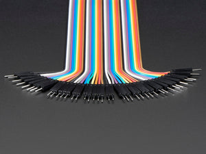Premium Female/Male 'Extension' Jumper Wires - 40 x 3" (75mm)