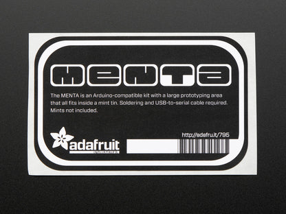 MENTA Sticker for Mint Tin