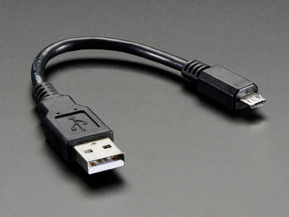 USB Cable - 6" A to Micro B