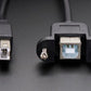 Panel Mount USB Cable - B Male to B Female