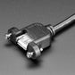 Panel Mount USB Cable - A Male to A Female