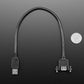 Panel Mount USB Cable - A Male to A Female
