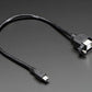 Panel Mount USB Cable - B Female to Mini-B Male