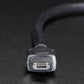 Panel Mount USB Cable - B Female to Micro-B Male