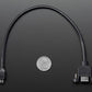 Panel Mount USB Cable - B Female to Micro-B Male