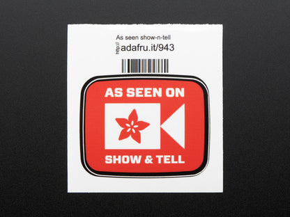 AS SEEN ON SHOW AND TELL Sticker