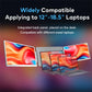 FHD IPS Gaming Series Portable LCD Backlit Monitor High-Definition Dual Triple Screen Extender for Productivity Visture