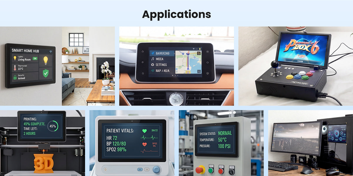 Applications of 10.1 inch HDMI Raspberry Pi display