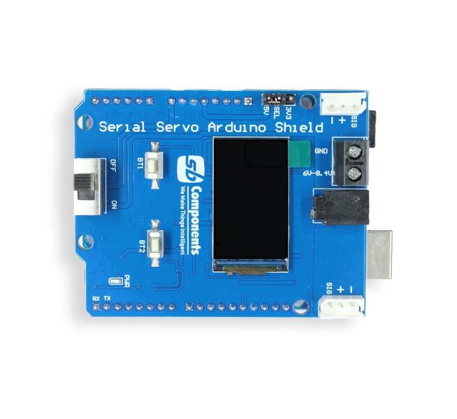 SB Serial Servo Arduino Shield